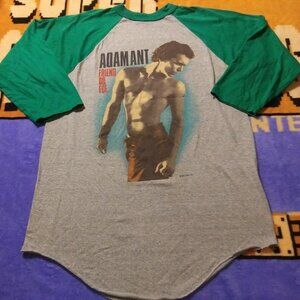 Vintage 1983 Adam Ant Friend Or Foe Pure Sex USA Tour '83 Large T-shirt